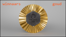 winnaars goud